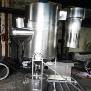 Mobile stirring dust collector